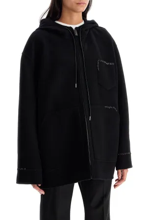 sporty wool and cashmere jacket
