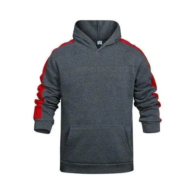 Spring Autumn Male Casual Hoodies Sweatshirts Men's Solid Color Hoodies Sweatshirt Tops Men's Hoodies Casual Classic Crew Neck Mens Hooded Sweatshirts