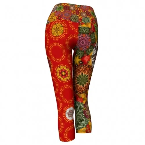 Squash Blossom - Chow Chow Yoga Capris