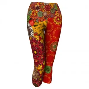 Squash Blossom - Chow Chow Yoga Capris