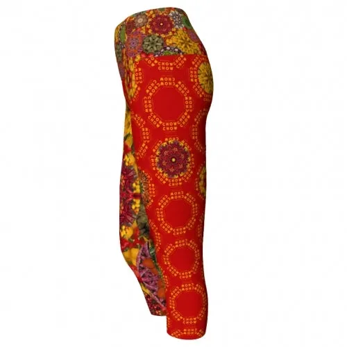 Squash Blossom - Chow Chow Yoga Capris