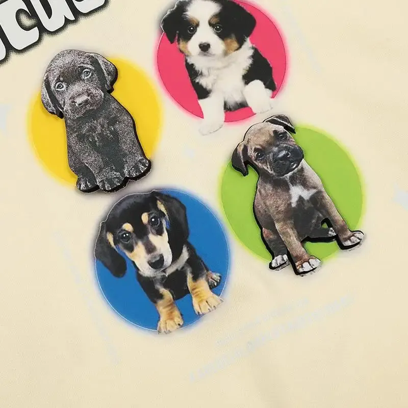 Star Dogs Y2K Graphic Print Hoodie for Streetwear Style and Comfort