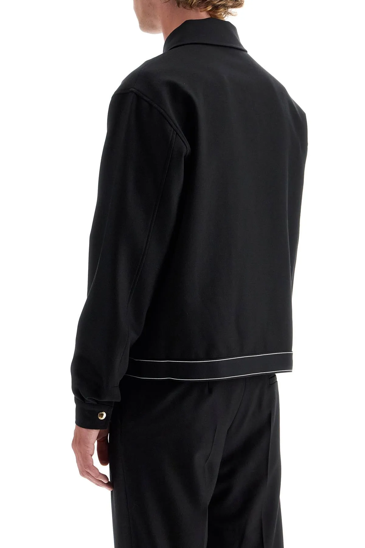 stretch twill blouson
