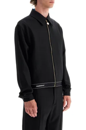stretch twill blouson