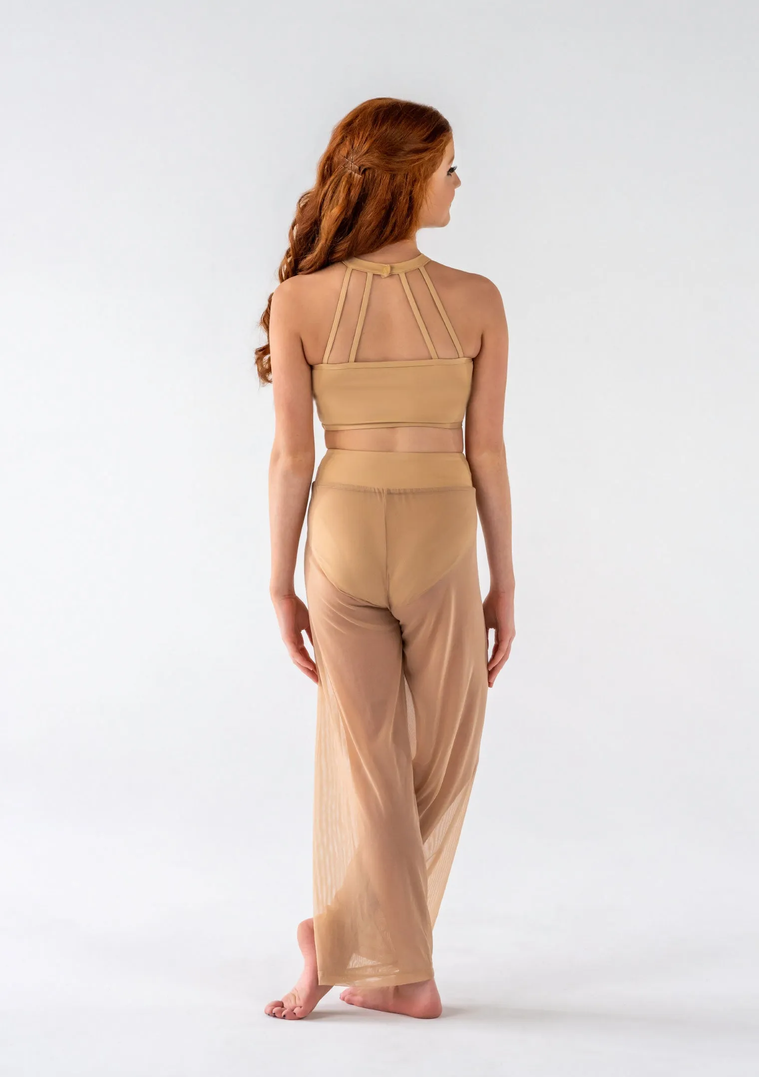 Studio 7 Mesh Performance Pants | Cashew