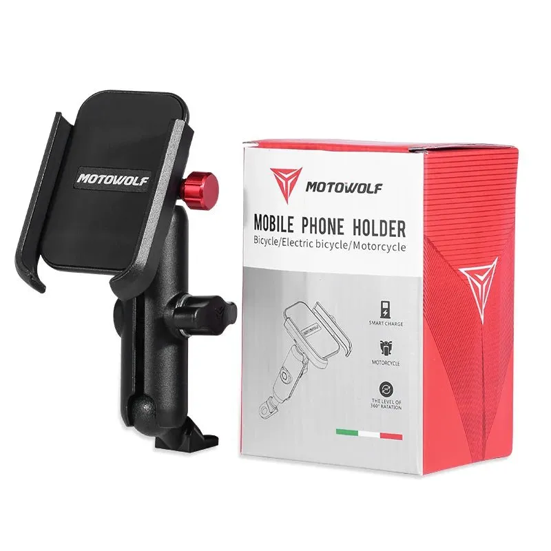 Support téléphone moto Universel | MX12 Fixation Rétroviseur