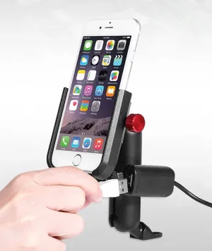 Support téléphone moto Universel | MX12 Fixation Rétroviseur