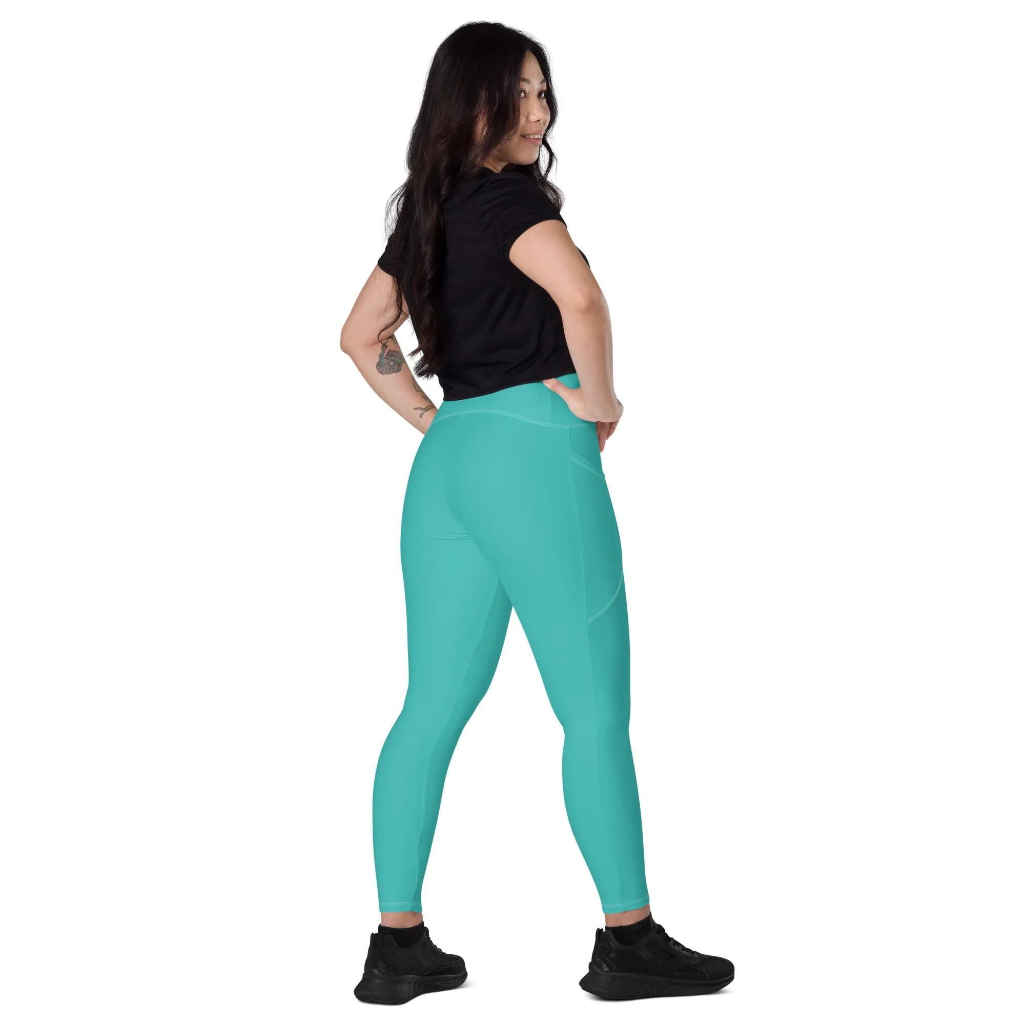 Teal Chaitanya Pocket Leggings