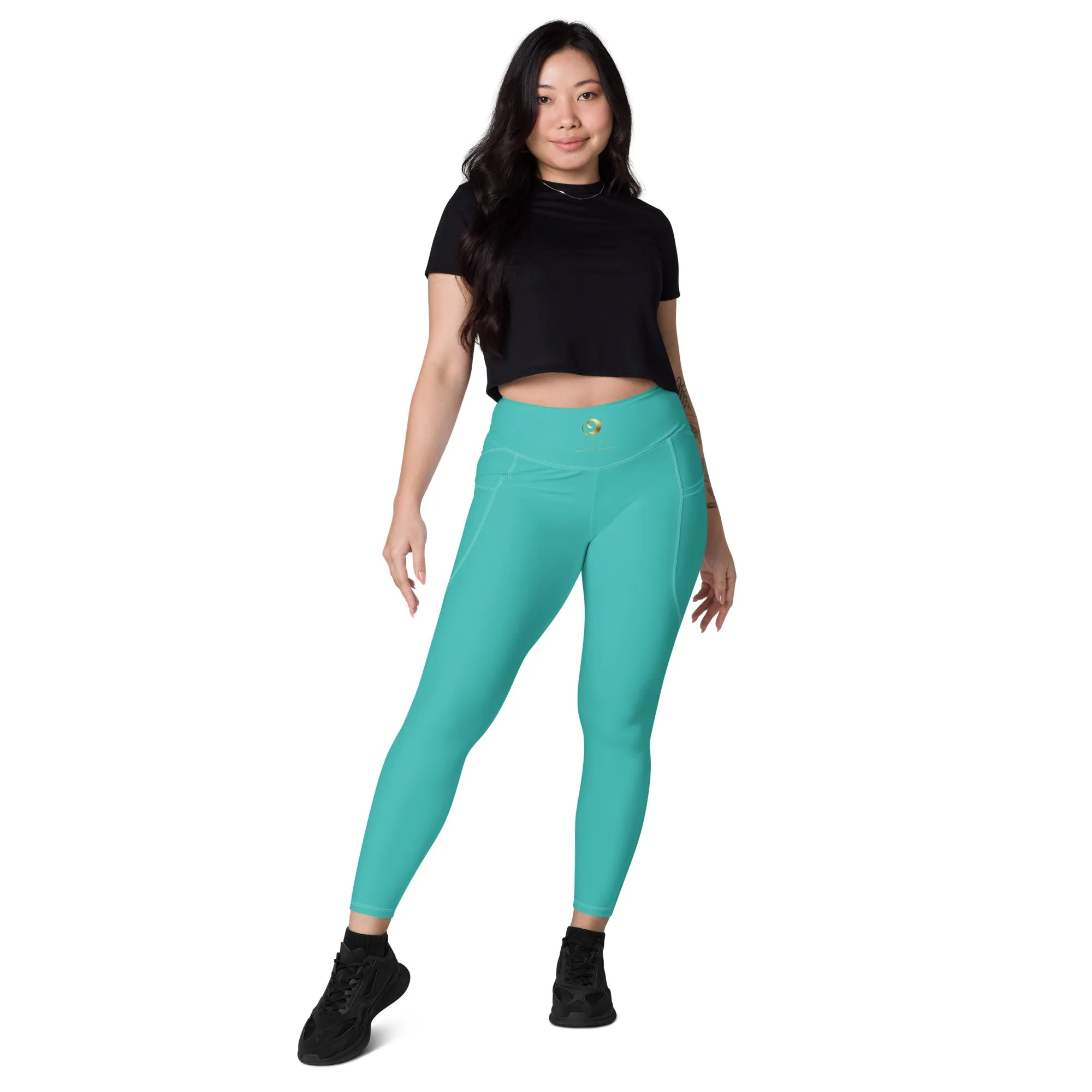 Teal Chaitanya Pocket Leggings