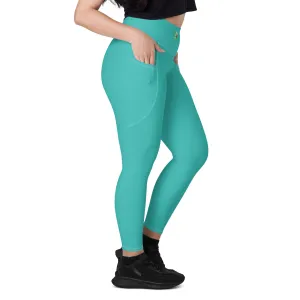 Teal Chaitanya Pocket Leggings
