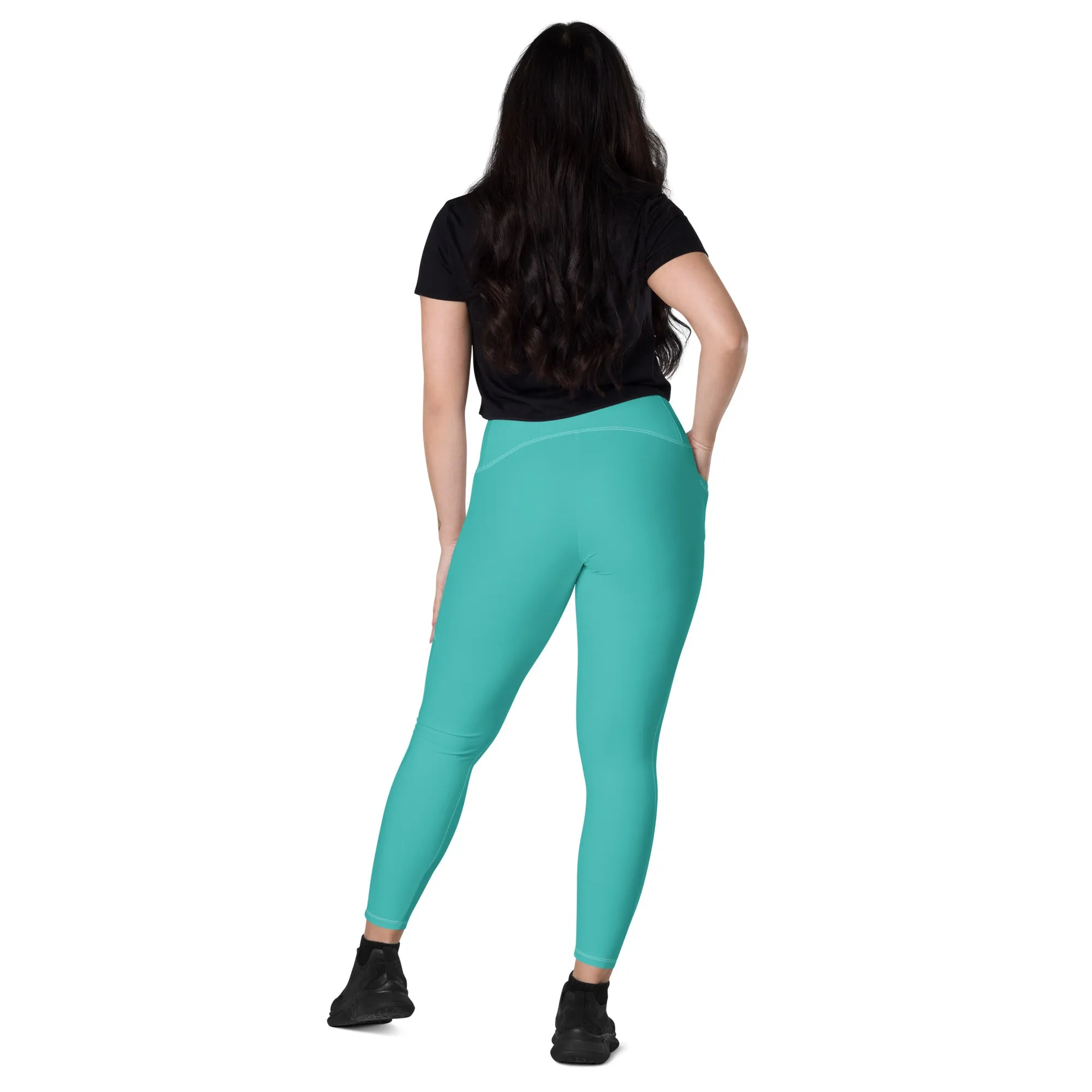 Teal Chaitanya Pocket Leggings