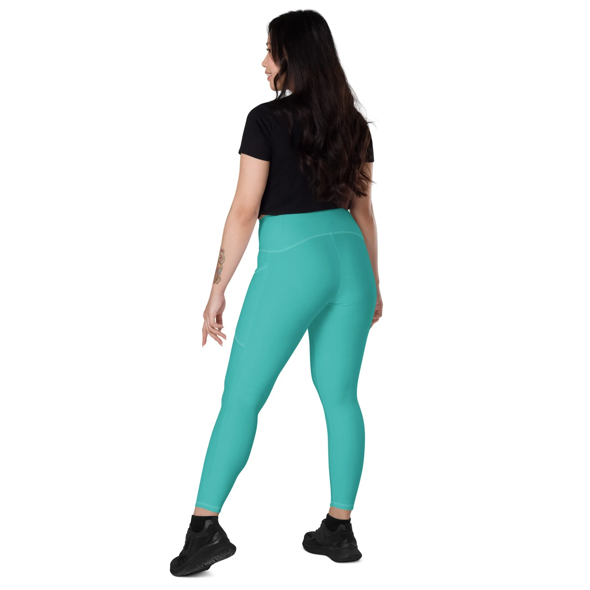 Teal Chaitanya Pocket Leggings