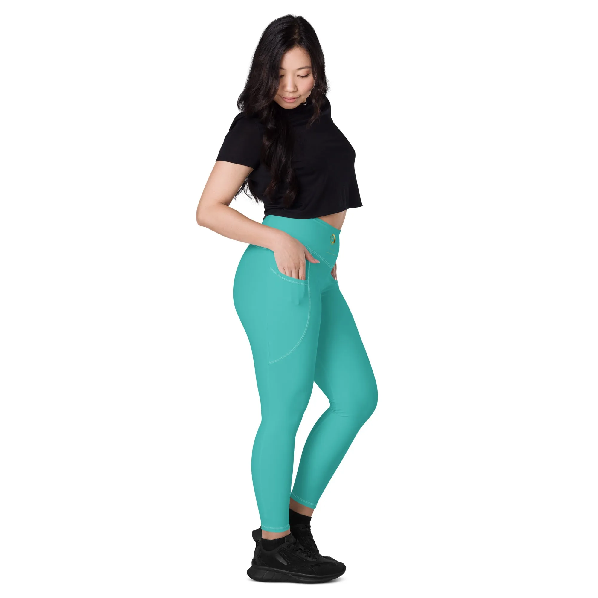 Teal Chaitanya Pocket Leggings
