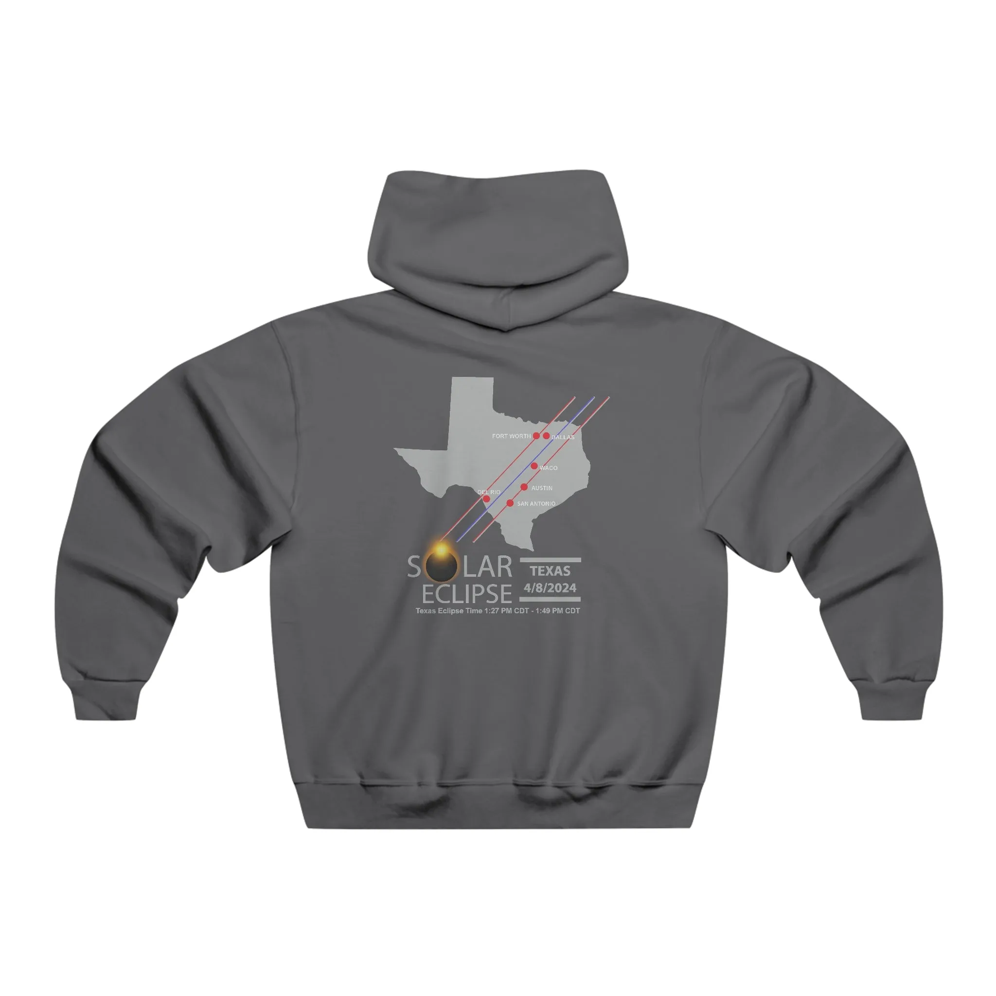 Texas Solar Total Solar Eclipse Hooded Sweatshirt
