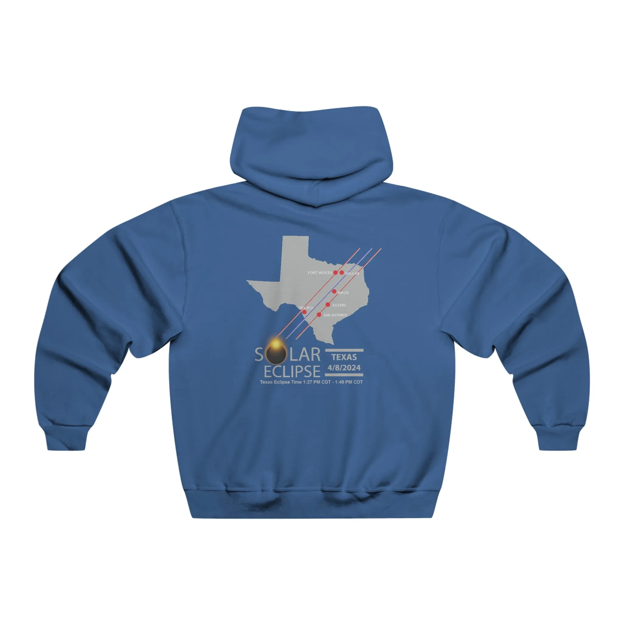 Texas Solar Total Solar Eclipse Hooded Sweatshirt