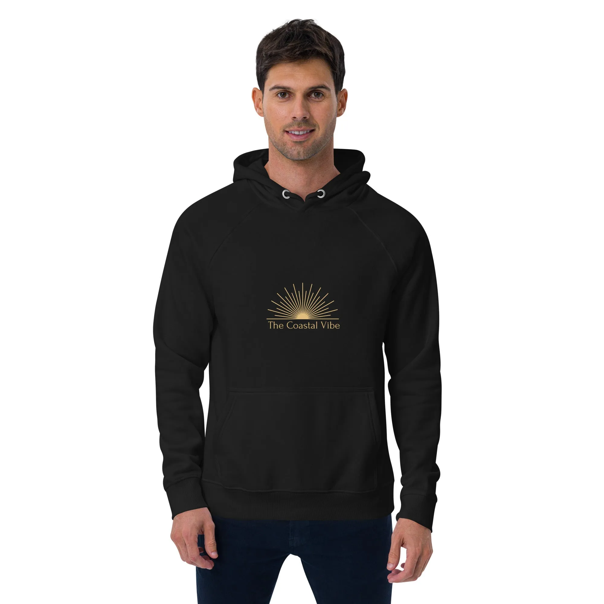 The Coastal Vibe Unisex Organic Cotton Raglan Hoodie