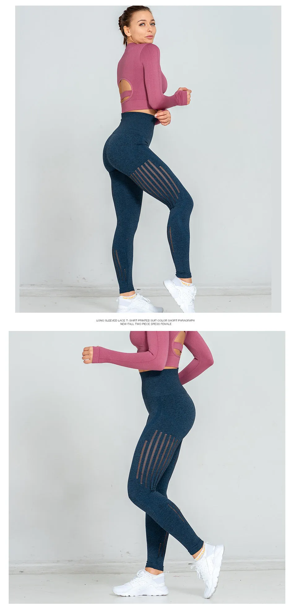 Tights Woman Push Up Elastic Seamless Leggings