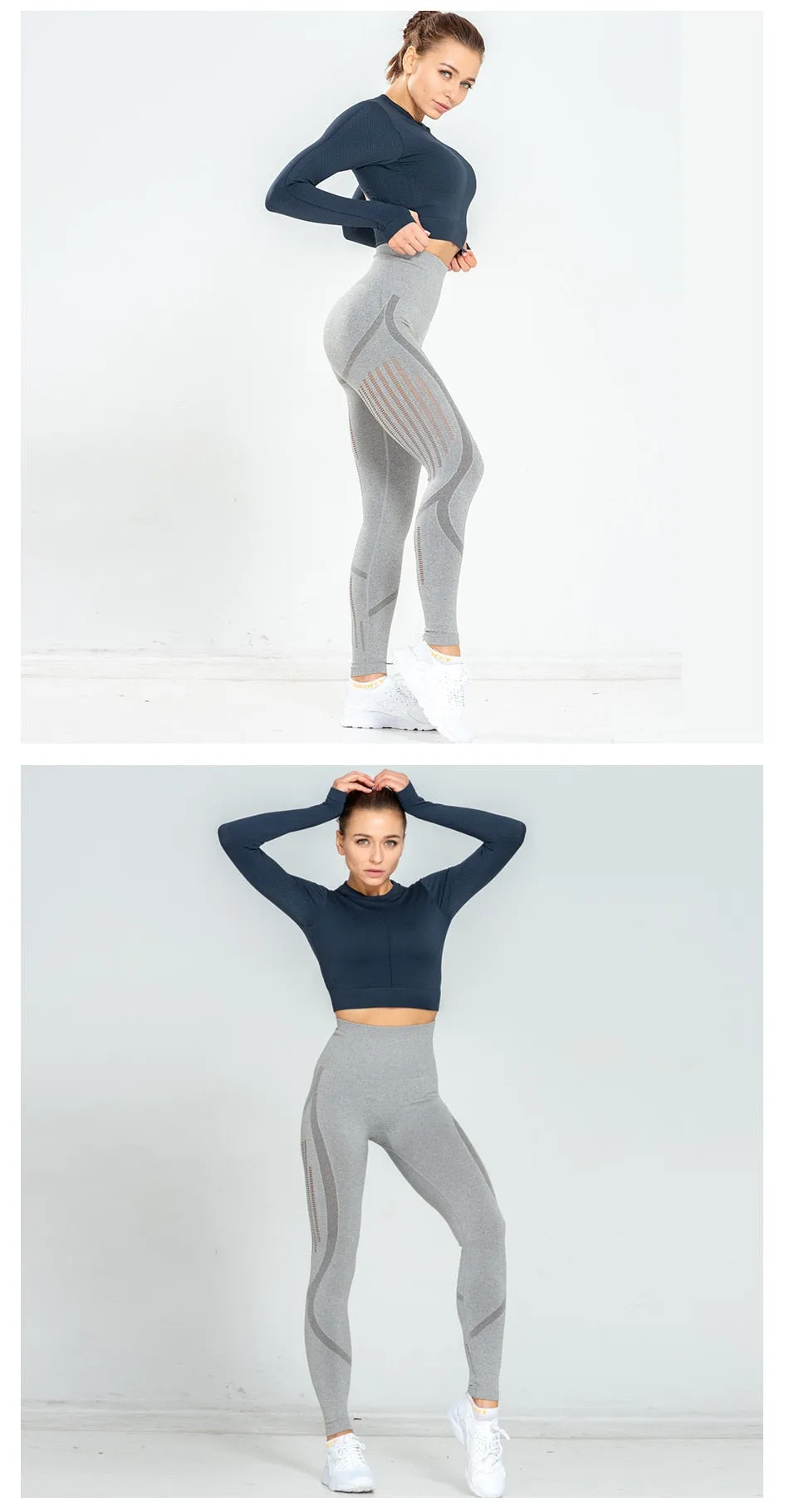 Tights Woman Push Up Elastic Seamless Leggings