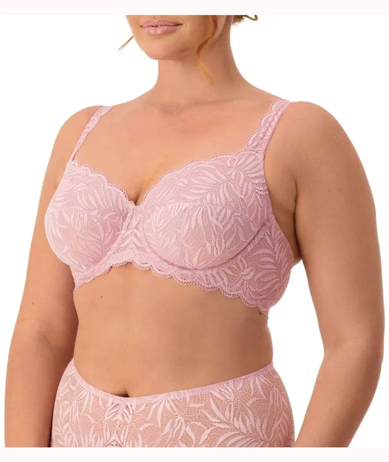 Triumph Essential Lace Balconette Bra - Sunrose Pink