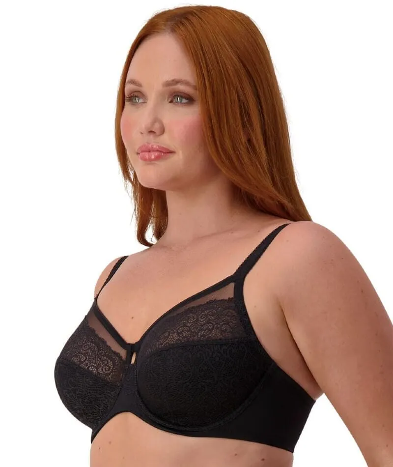 Triumph Sheer Underwired Bra - Black