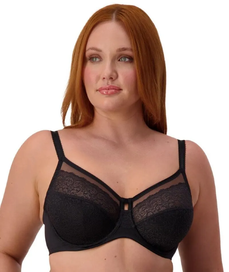 Triumph Sheer Underwired Bra - Black