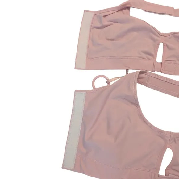 Two (NWOT &amp; Like New) Masthead Elizabeth Pink Mastectomy Surgical Bras 042M M