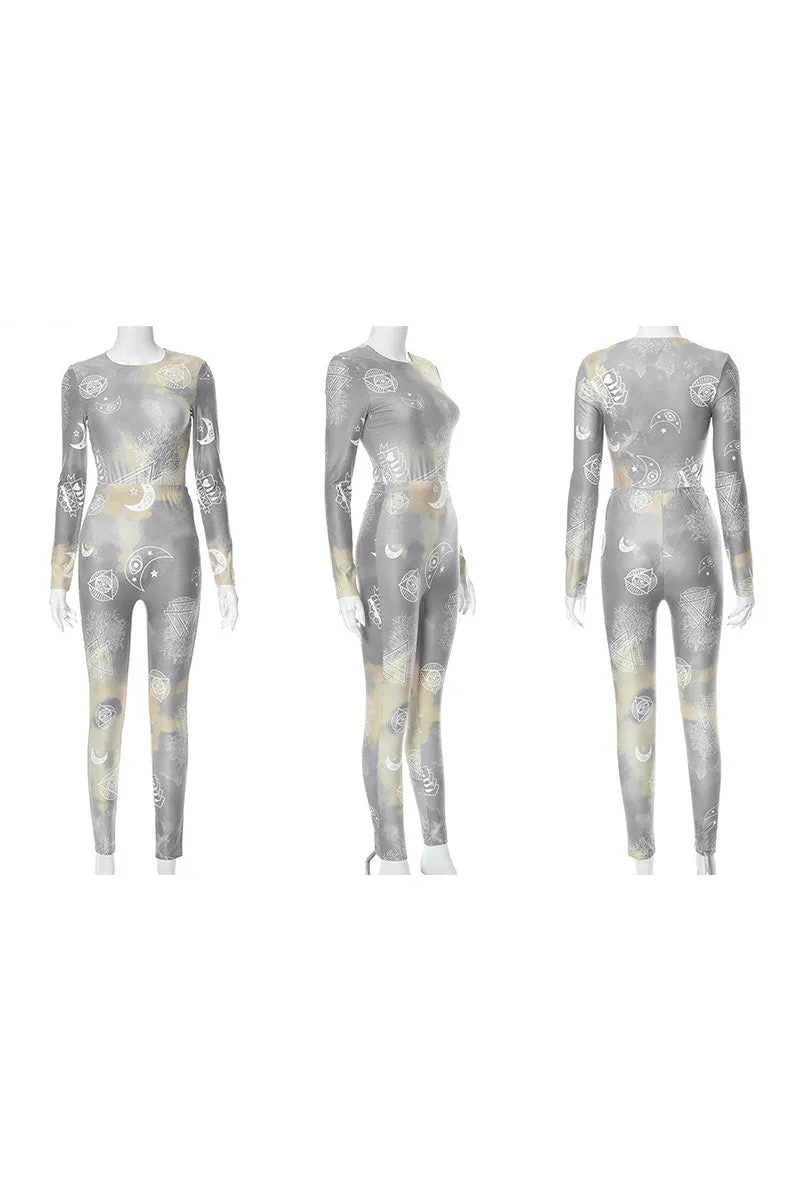 UF0458 Tie Dye Bodysuit and Leggings