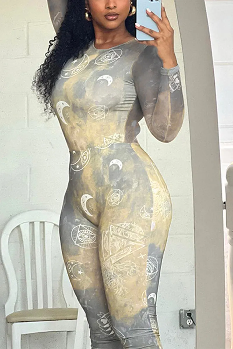 UF0458 Tie Dye Bodysuit and Leggings