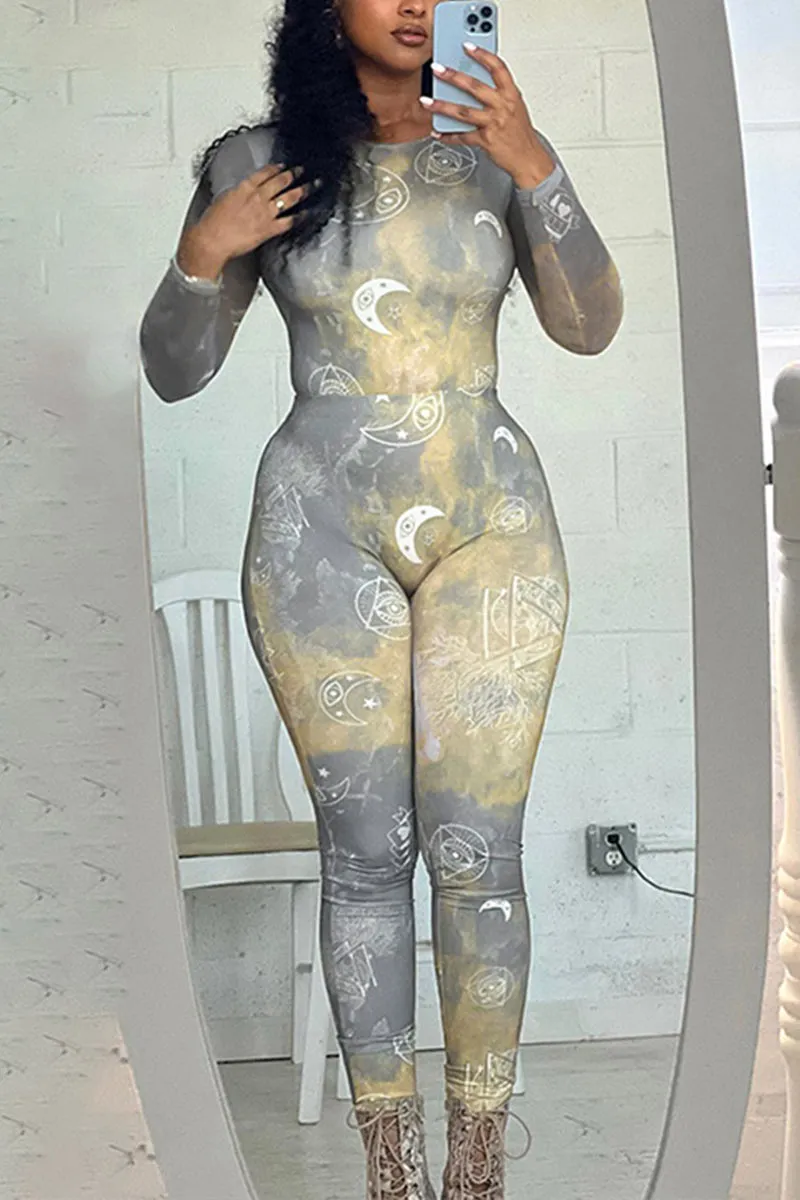 UF0458 Tie Dye Bodysuit and Leggings