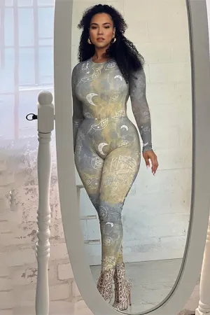 UF0458 Tie Dye Bodysuit and Leggings