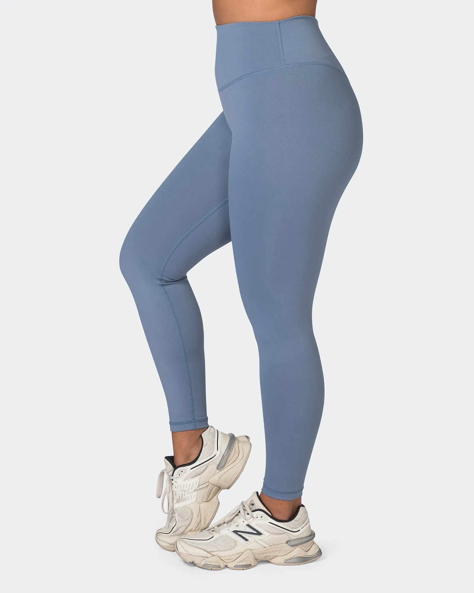 Ultra Signature Ankle Length Leggings - Stone Blue