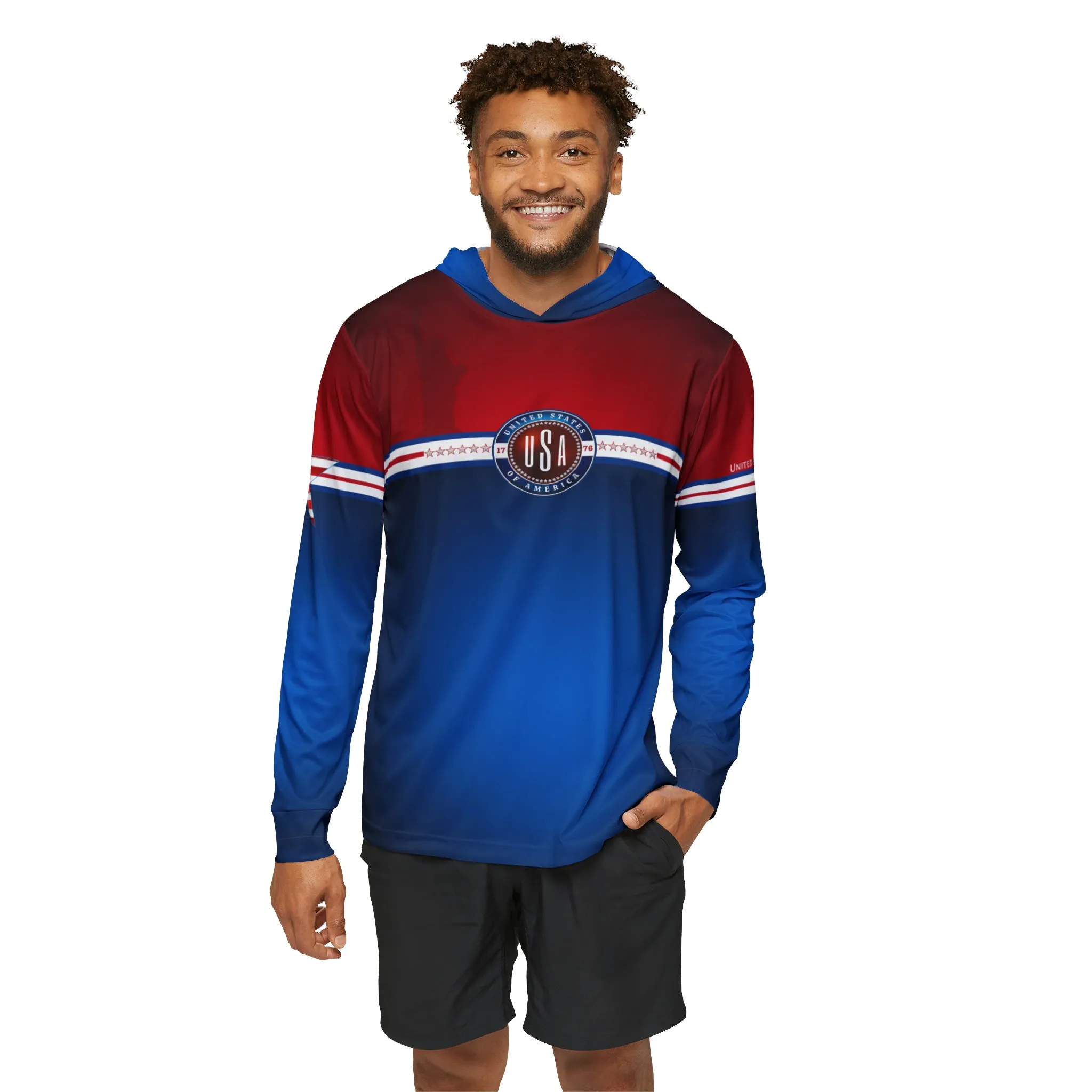 United States of America Men's Sports Warmup Hoodie
