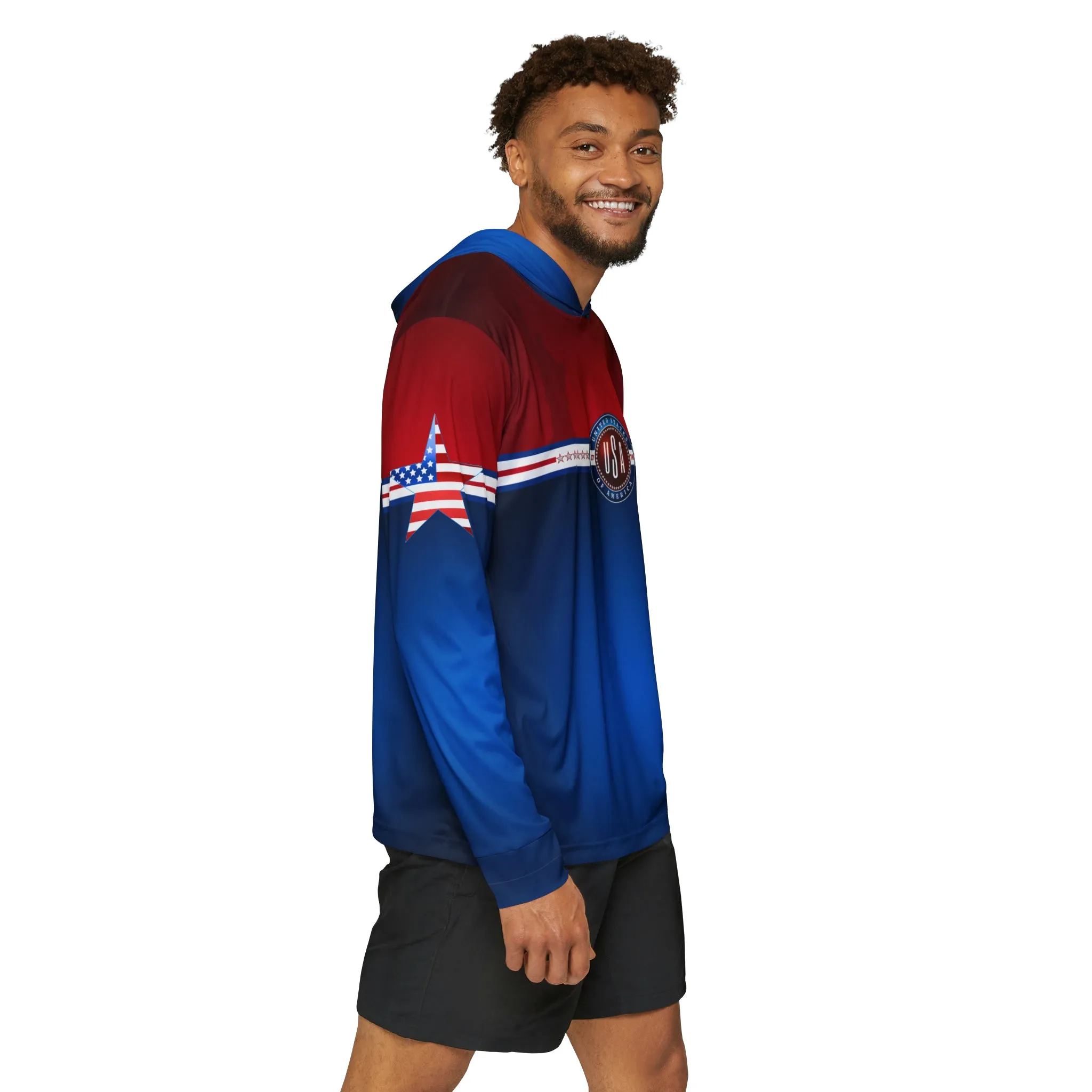 United States of America Men's Sports Warmup Hoodie