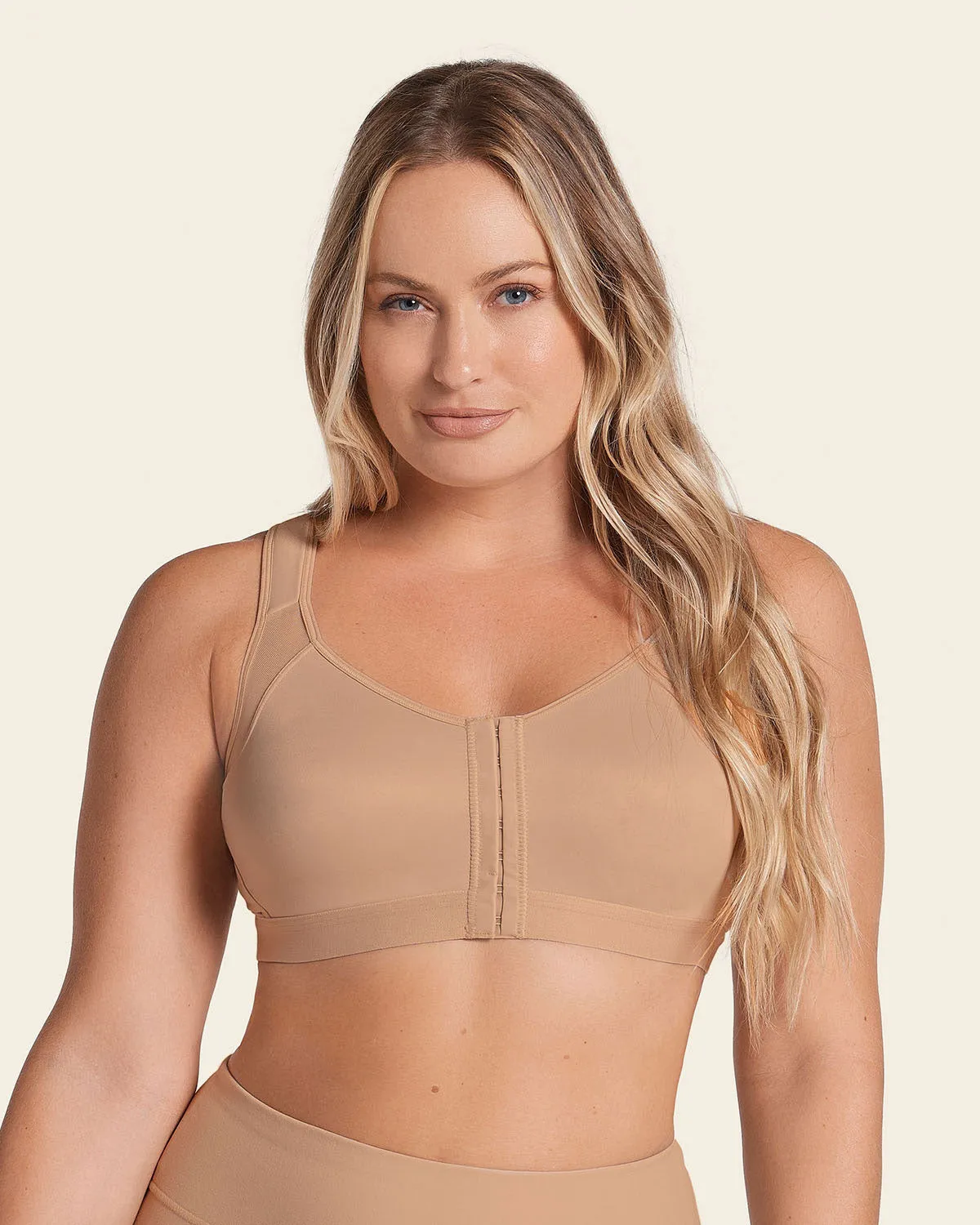 Unlined Wireless Posture Corrector Bra
