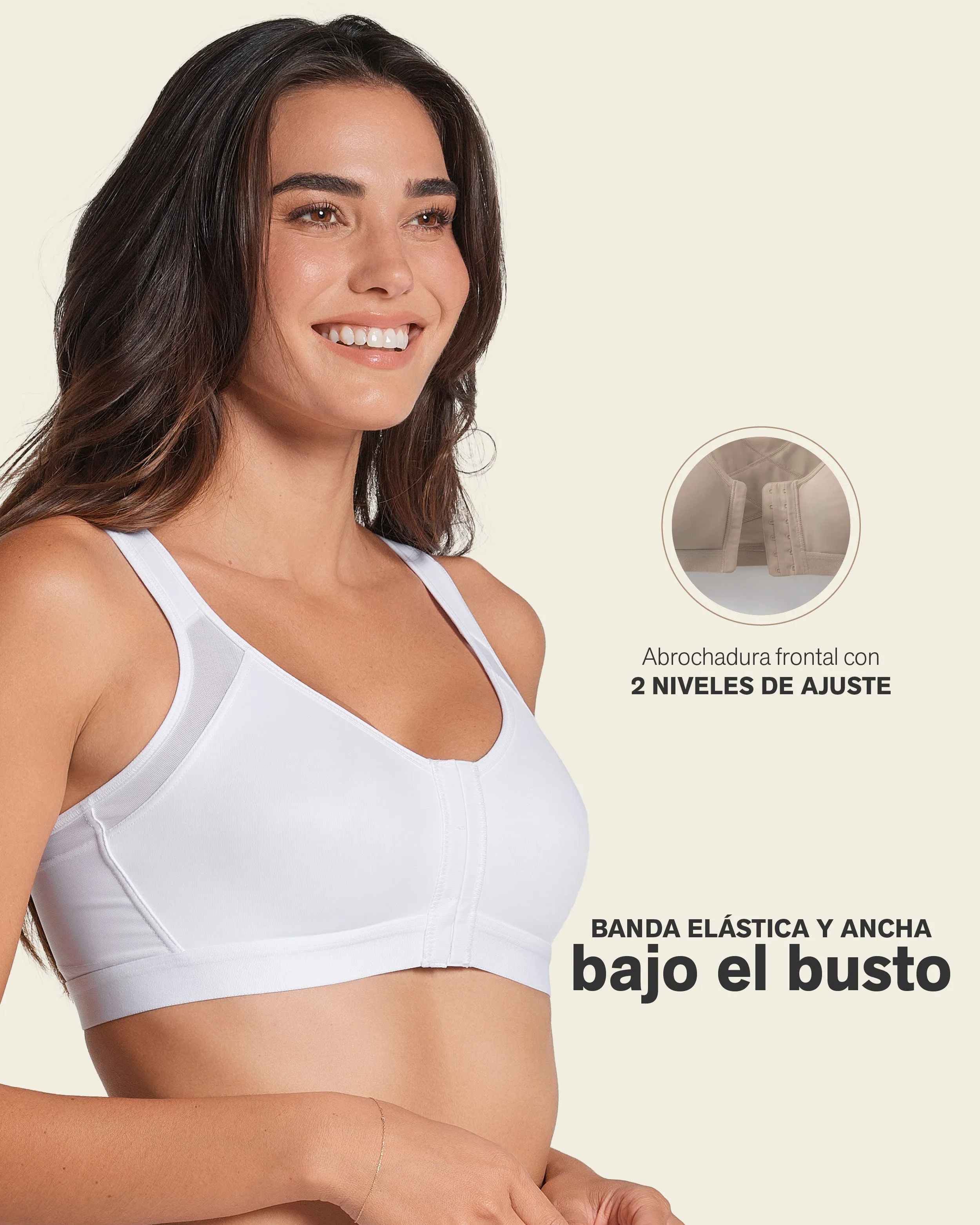 Unlined Wireless Posture Corrector Bra