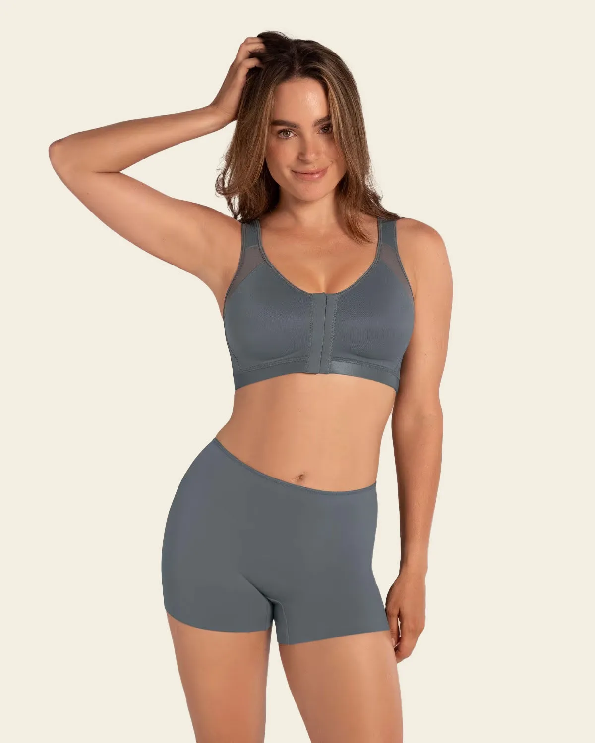 Unlined Wireless Posture Corrector Bra
