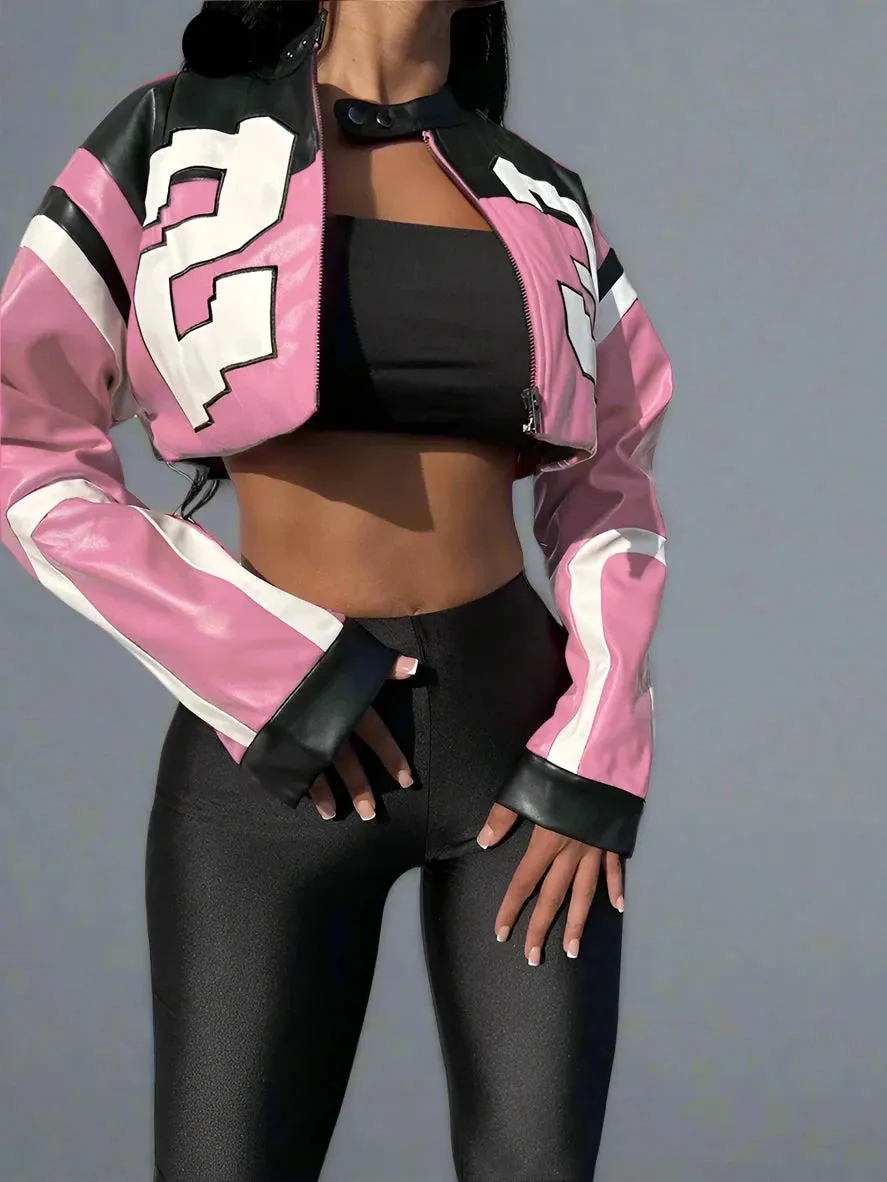 Urban Letterman Luxe - Chic Varsity Siren Jacket