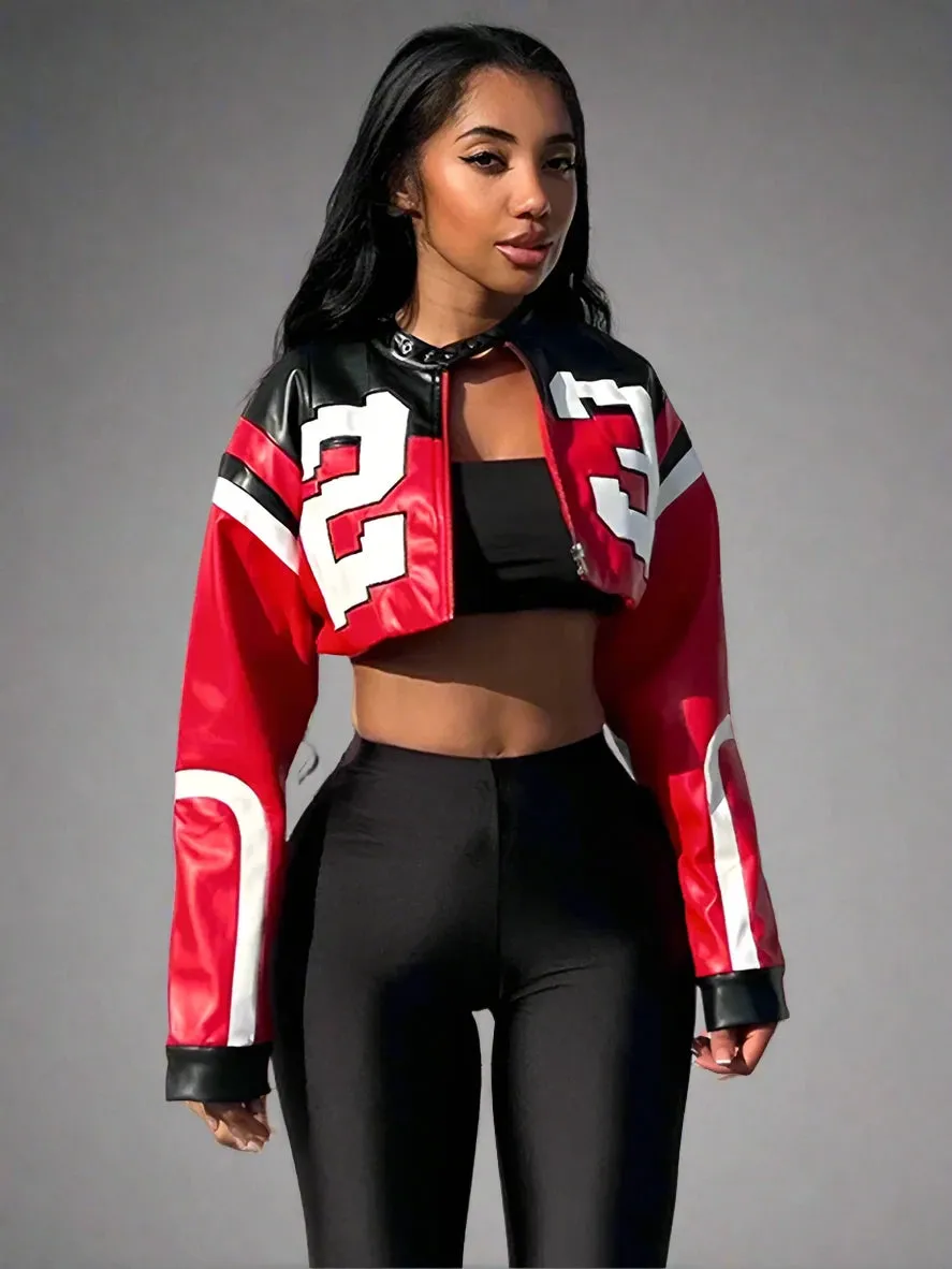 Urban Letterman Luxe - Chic Varsity Siren Jacket