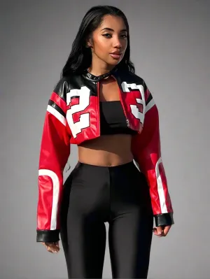 Urban Letterman Luxe - Chic Varsity Siren Jacket