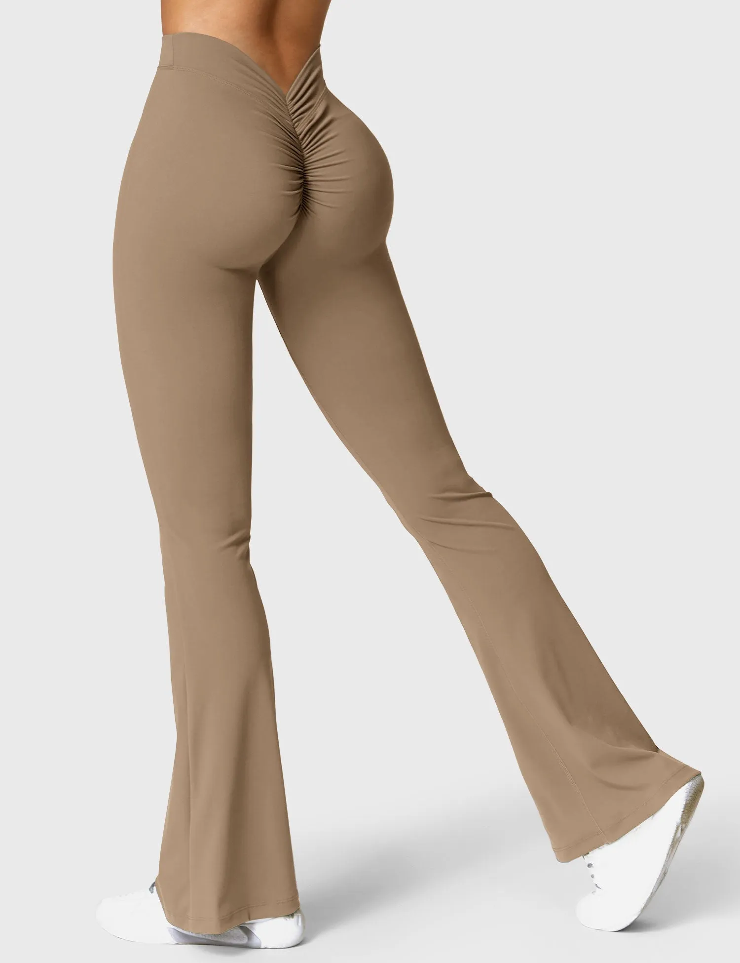 V-back Flare Leggings