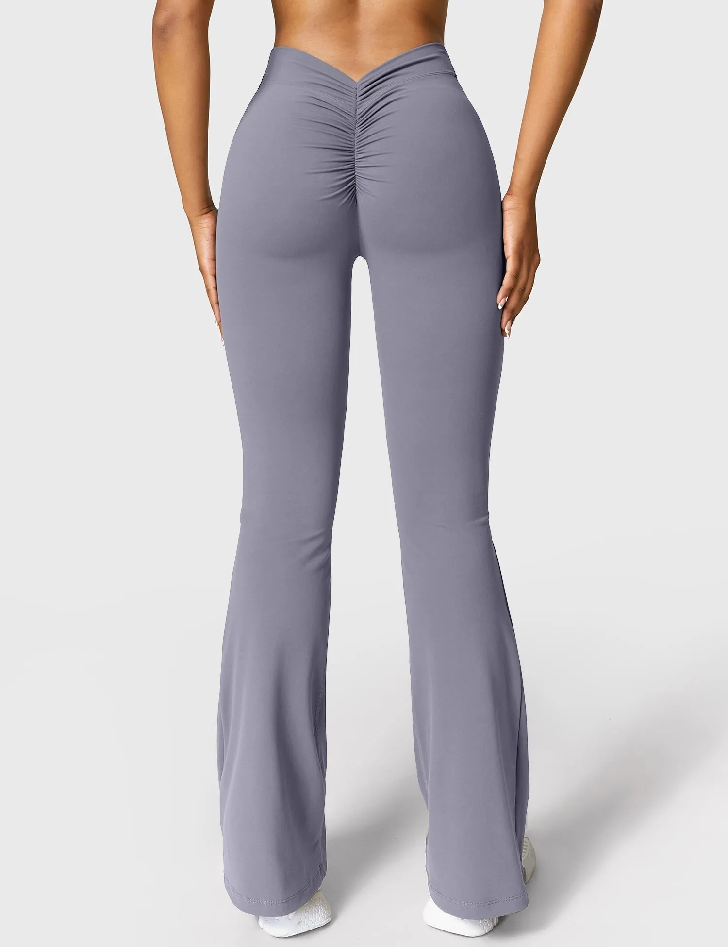 V-back Flare Leggings