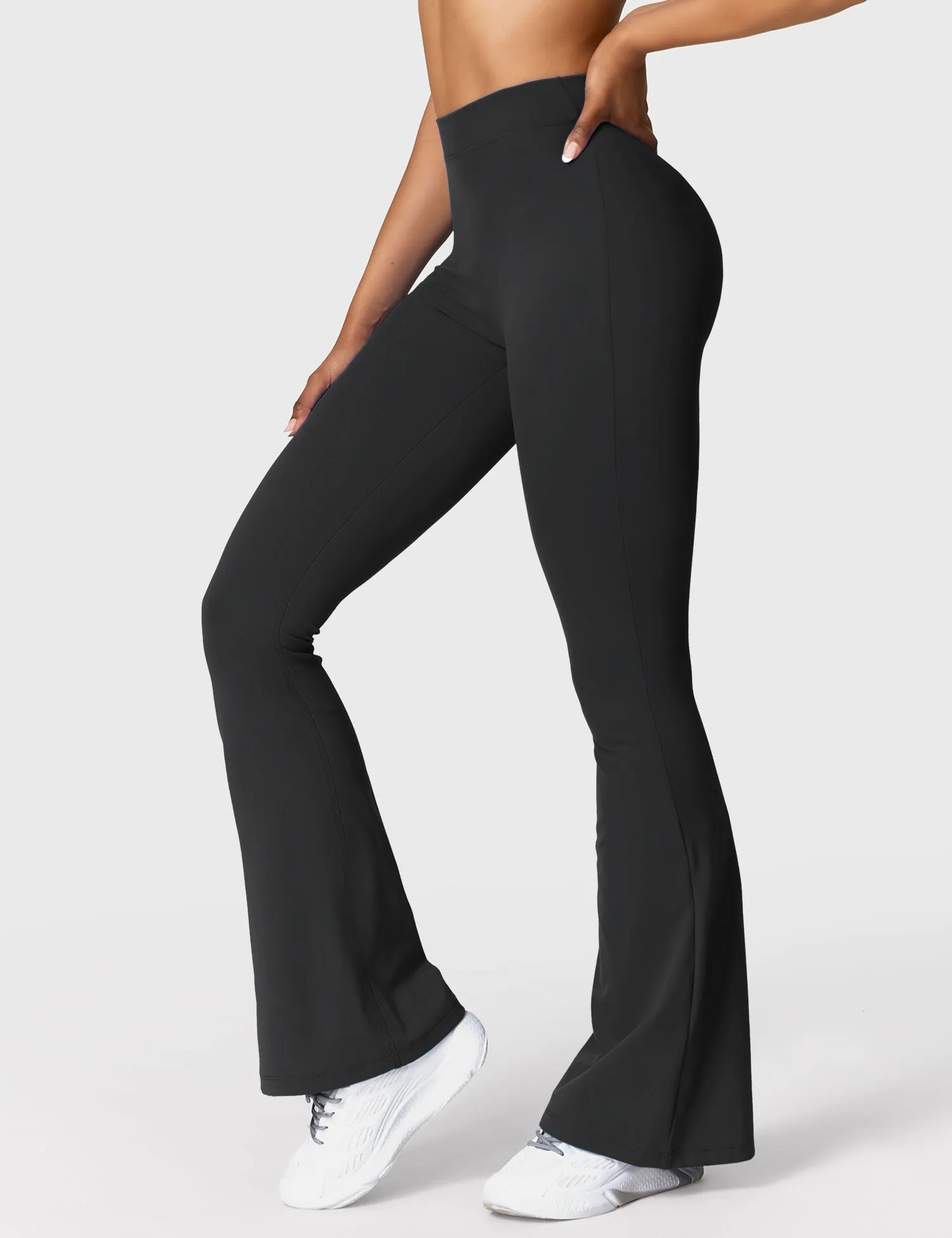 V-back Flare Leggings