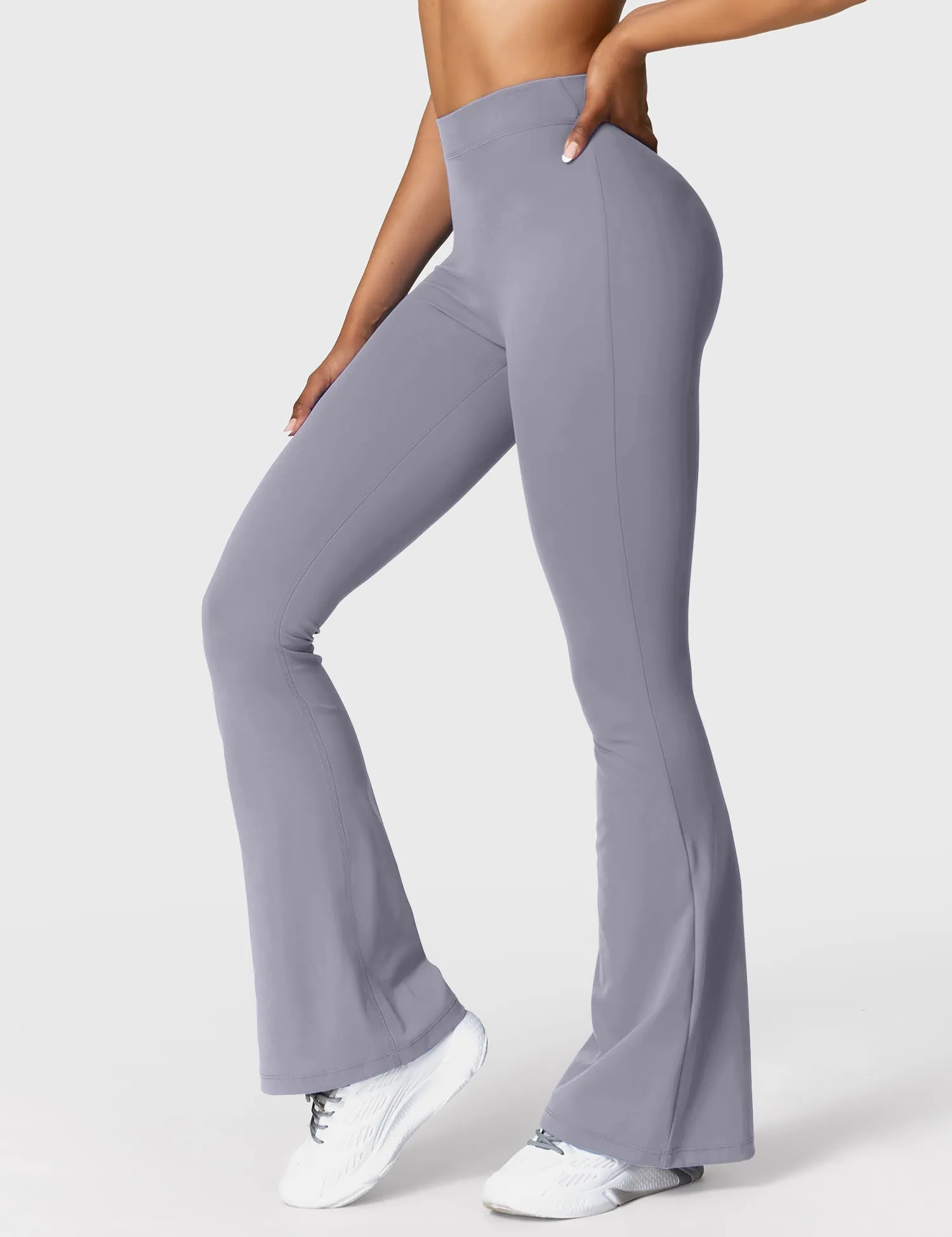 V-back Flare Leggings