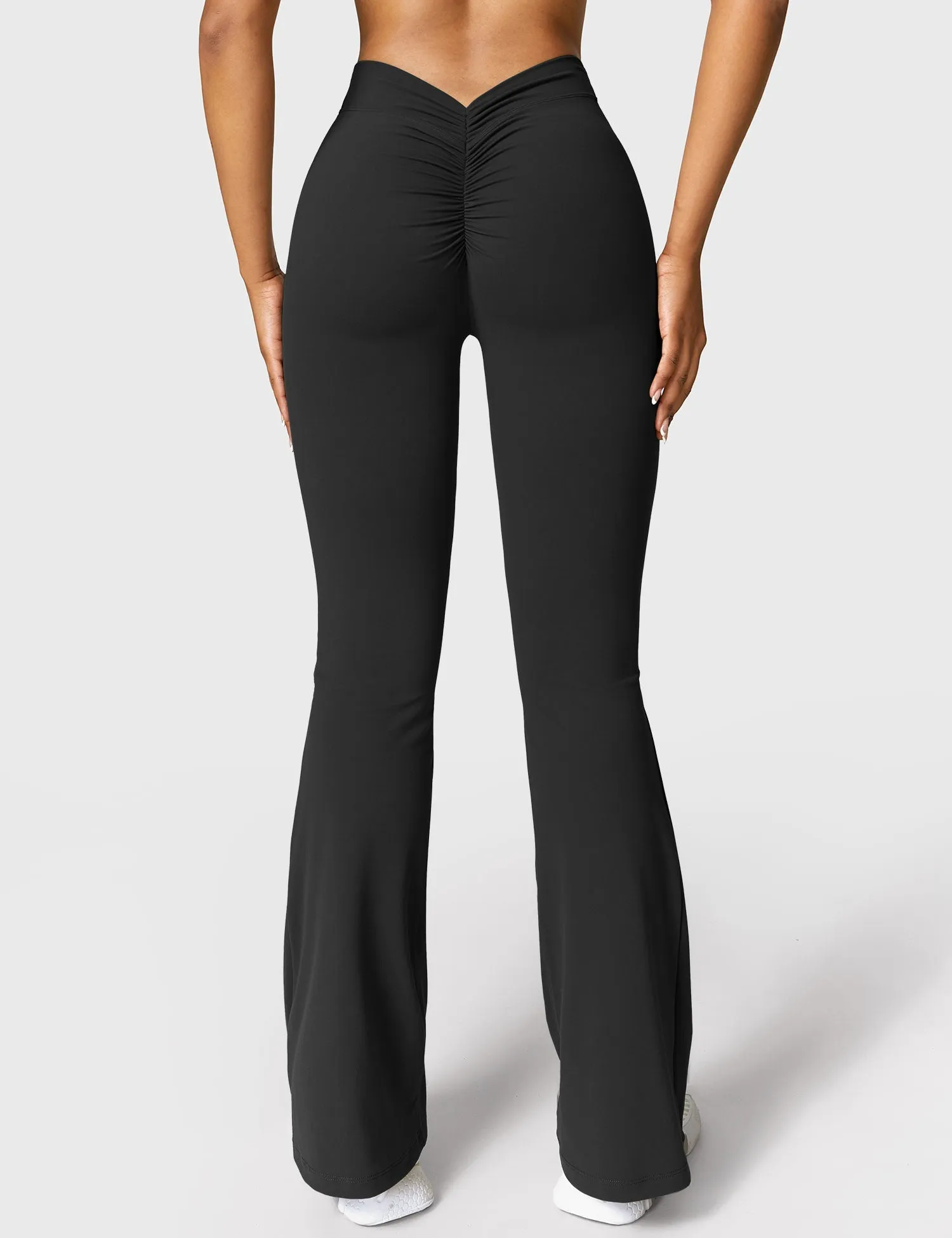V-back Flare Leggings