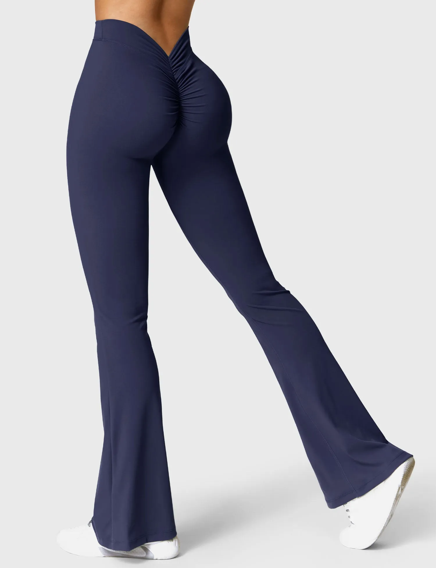 V-back Flare Leggings