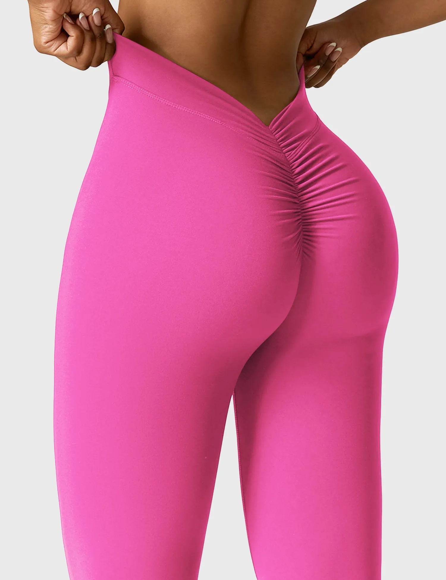 V-back Flare Leggings