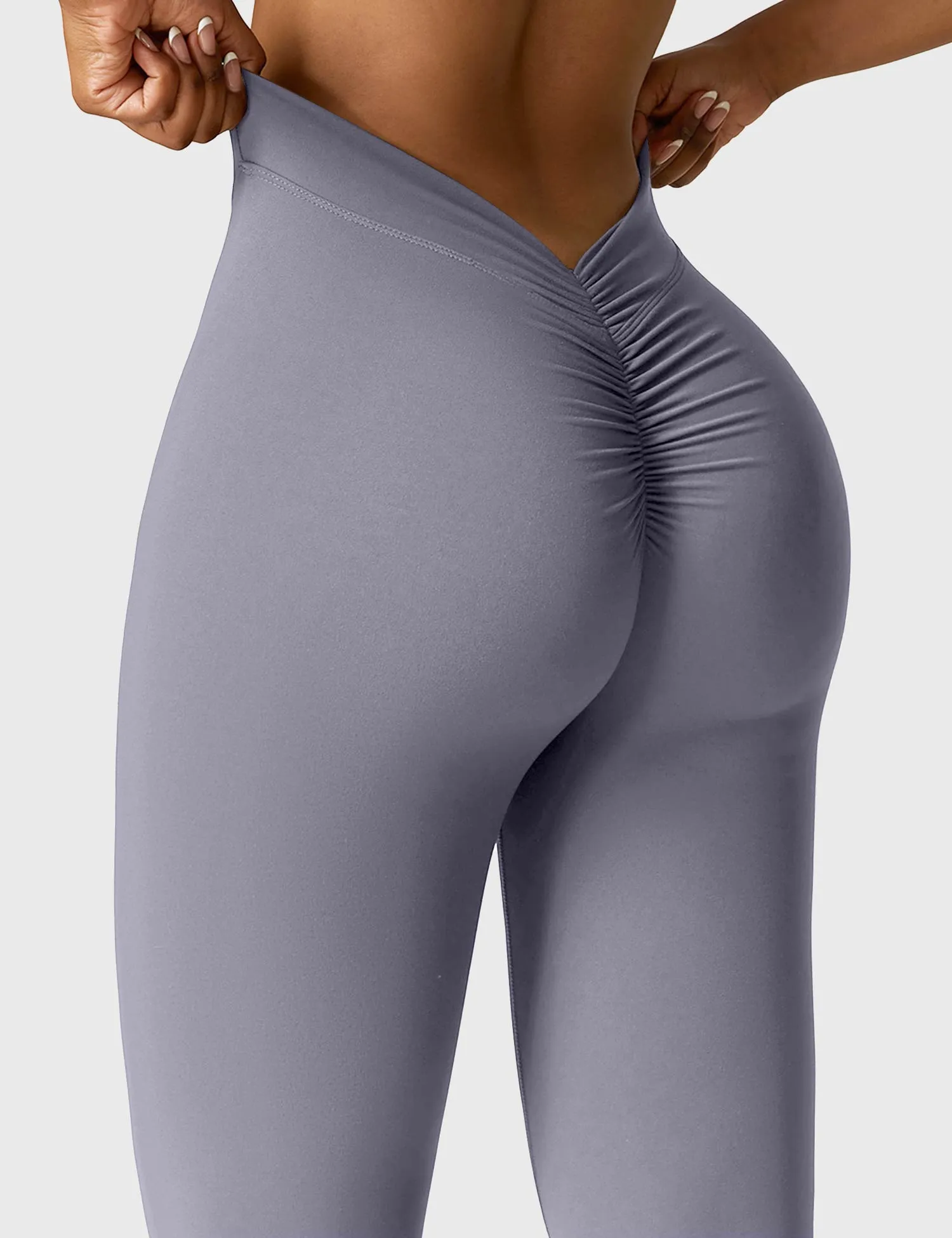 V-back Flare Leggings
