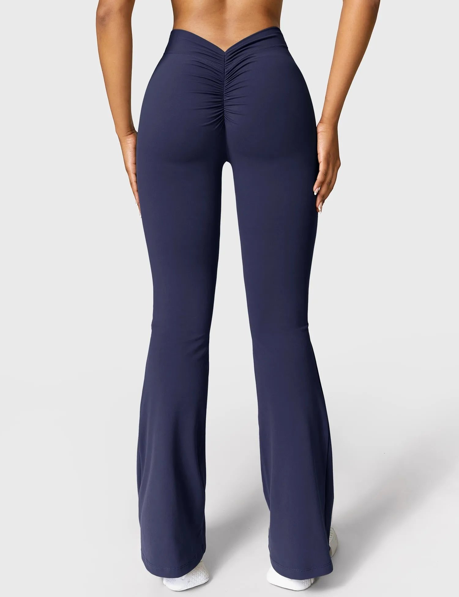 V-back Flare Leggings