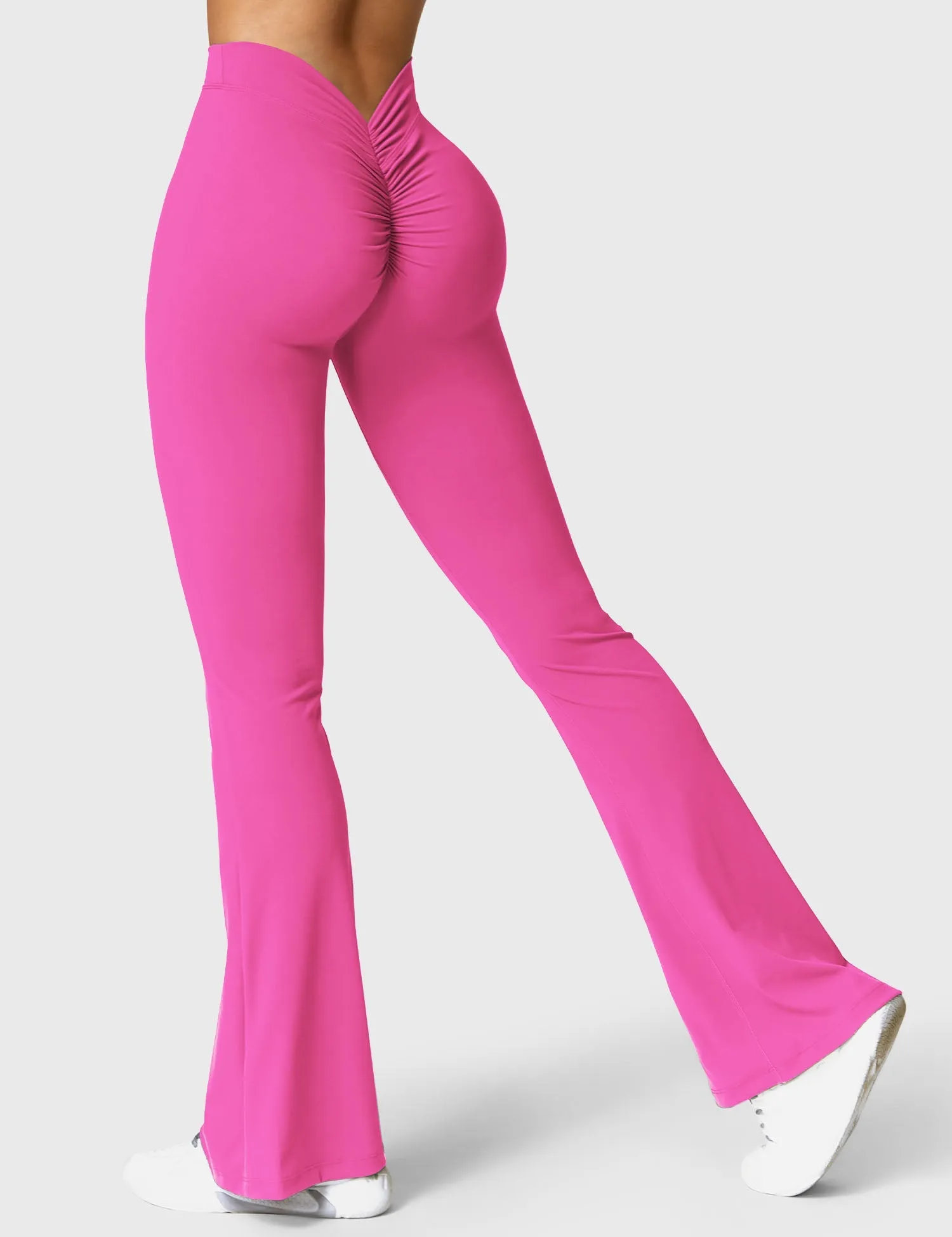 V-back Flare Leggings