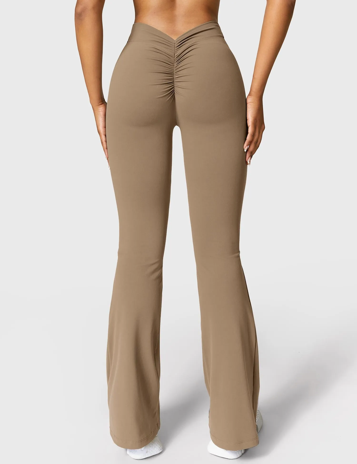 V-back Flare Leggings